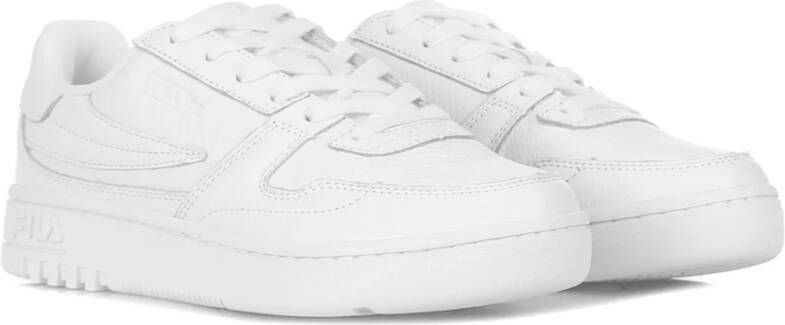 Fila Witte lage eco-leren sneaker White Dames