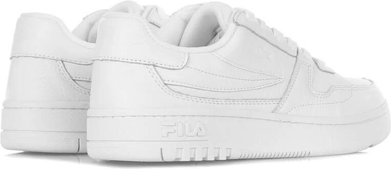 Fila Witte lage eco-leren sneaker White Dames