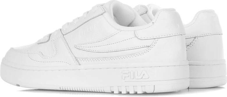 Fila Witte lage eco-leren sneaker White Dames