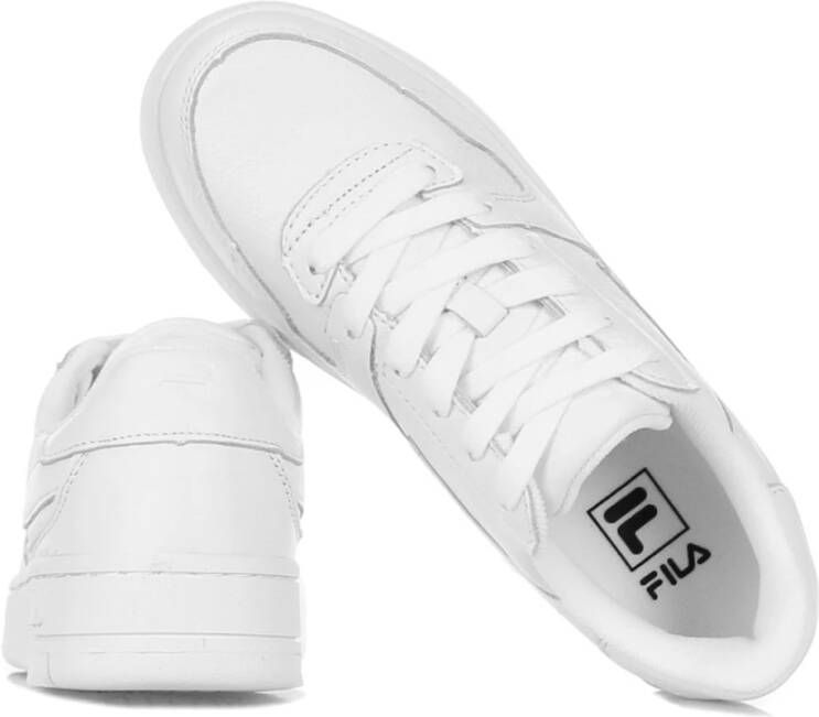 Fila Witte lage eco-leren sneaker White Dames