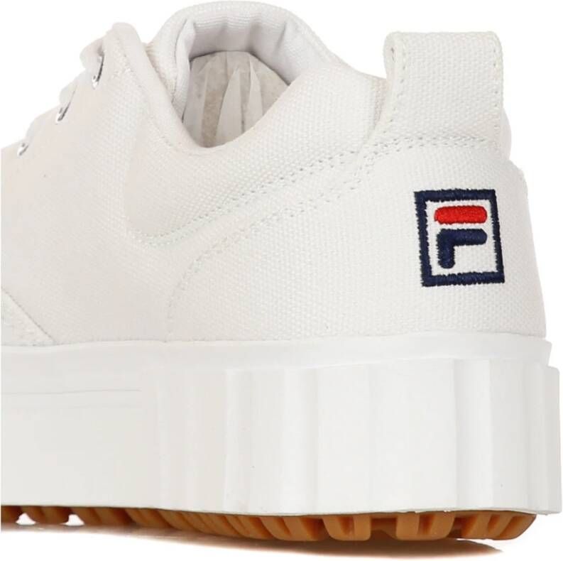 Fila Witte Lage Sandblast Damessneakers White Dames