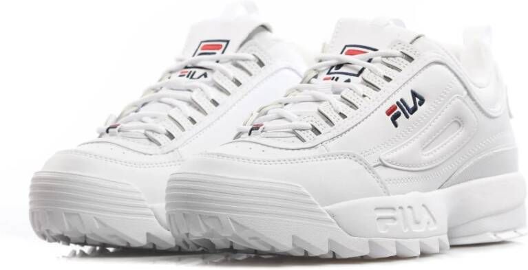 Fila Witte Lage Top Herensneaker White Heren