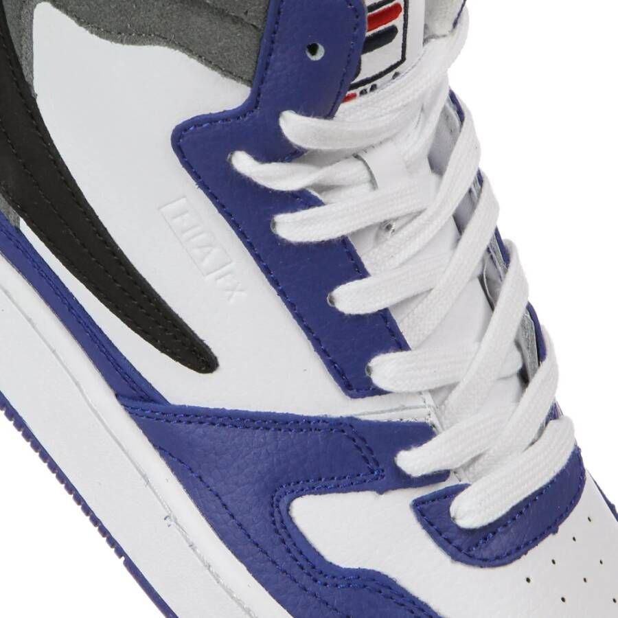 Fila Witte Mid Sneaker met Geborduurd Logo Blue Heren