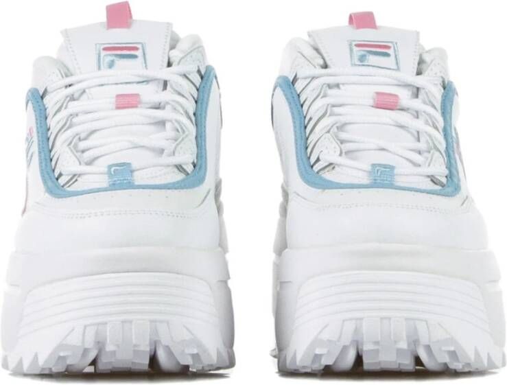 Fila Witte Rosebloom Sleehak Damesschoen White Dames