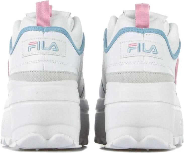 Fila Witte Rosebloom Sleehak Damesschoen White Dames