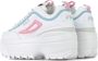 Fila Witte Rosebloom Sleehak Damesschoen White Dames - Thumbnail 8