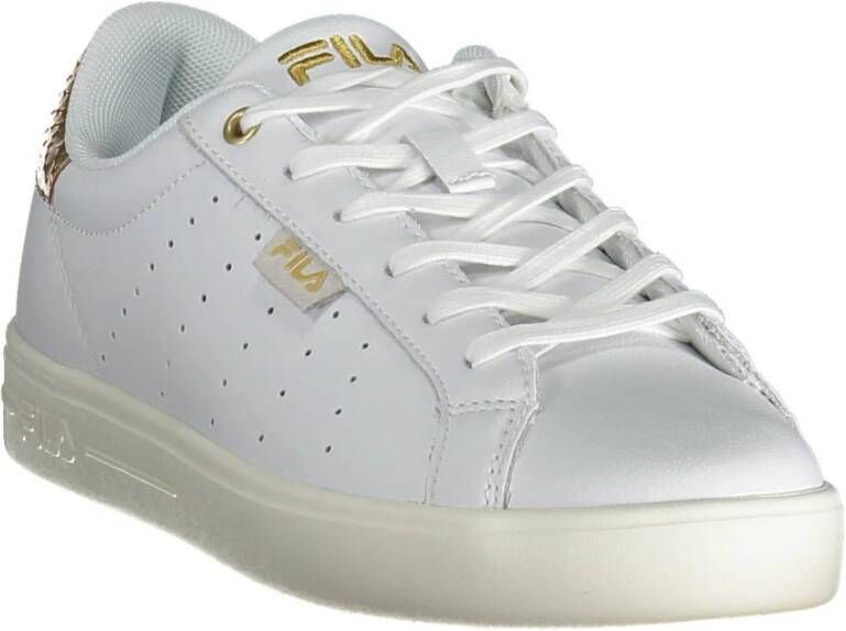 Fila Witte Sneaker met Contrasterende Details White Dames