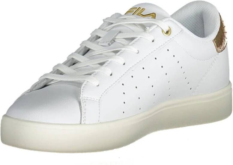 Fila Witte Sneaker met Contrasterende Details White Dames