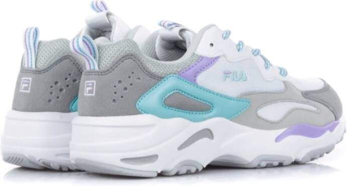 Fila Wit violet Tulp blauw Curacao Lage Schoen Multicolor Dames