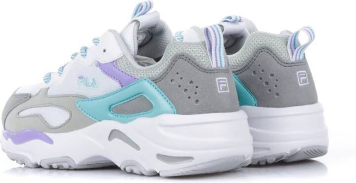 Fila Wit violet Tulp blauw Curacao Lage Schoen Multicolor Dames