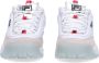 Fila Wit Zilver Lage Sneaker met Versteviging White Heren - Thumbnail 3