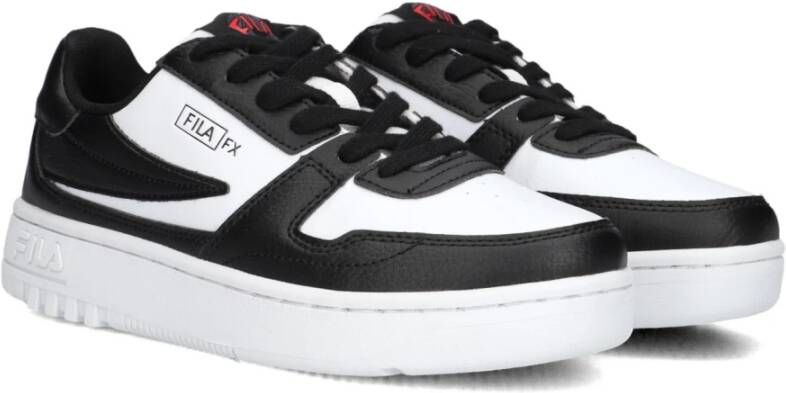 Fila Zwarte Retro Stijl Lage Sneakers Black Dames