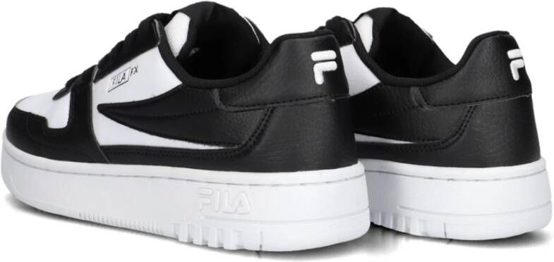 Fila Zwarte Retro Stijl Lage Sneakers Black Dames