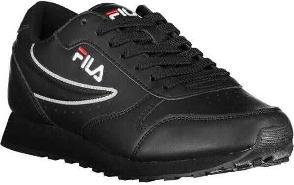 Fila Zwarte sport sneakers met veters Black Dames