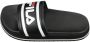 Fila Zwarte wigslippers met logodetail Black Dames - Thumbnail 2