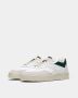 Filling Pieces Witte leren sneakers Ronde neus Groene accenten White Heren - Thumbnail 4