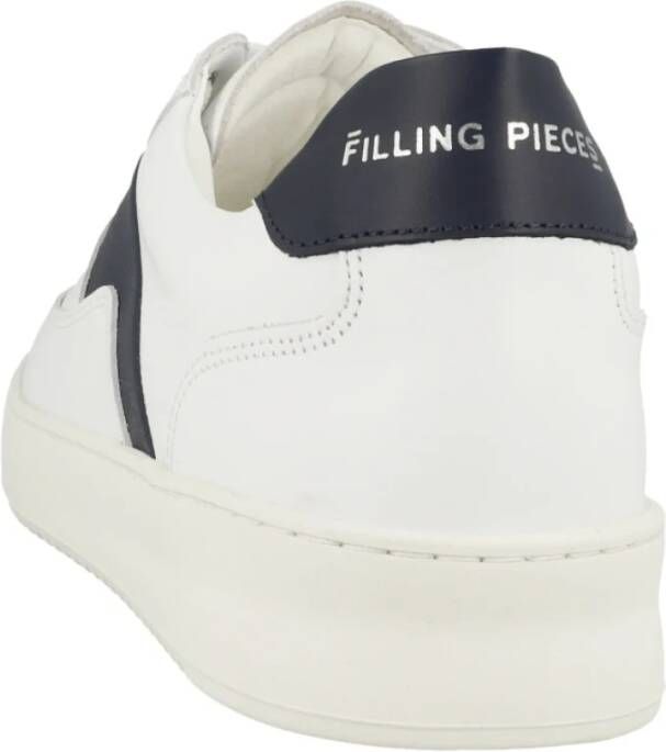 Filling Pieces Blauwe Sneakers Mondo Game White Heren