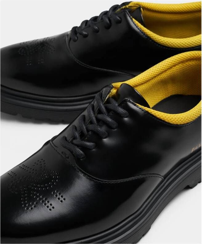 Filling Pieces Derby Gowtu Black Yellow Eu39-Uk6-Usm7-Usw8.5 Black Heren Black Heren