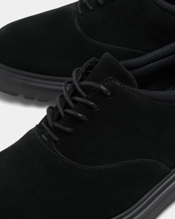 Filling Pieces Derby Suede Black Heren