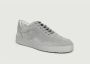 Filling Pieces Grijze Geperforeerde Suède Lage Top Trainers Gray Dames - Thumbnail 3