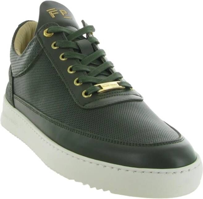 Filling Pieces Groene Low Top Jet Runner Schoenen Green Heren