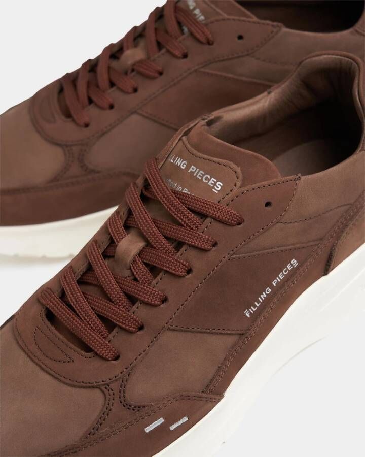 Filling Pieces Jet Runner Nubuck Brown Heren