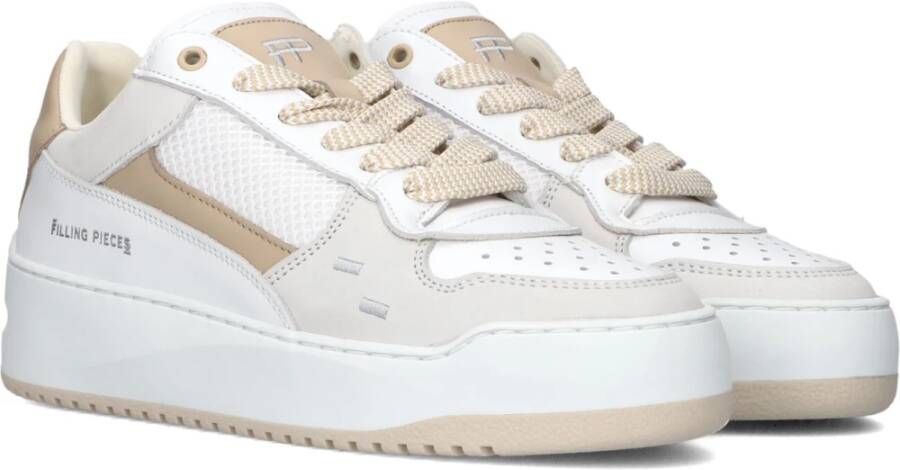 Filling Pieces Lage Sneakers Org Sue White Dames