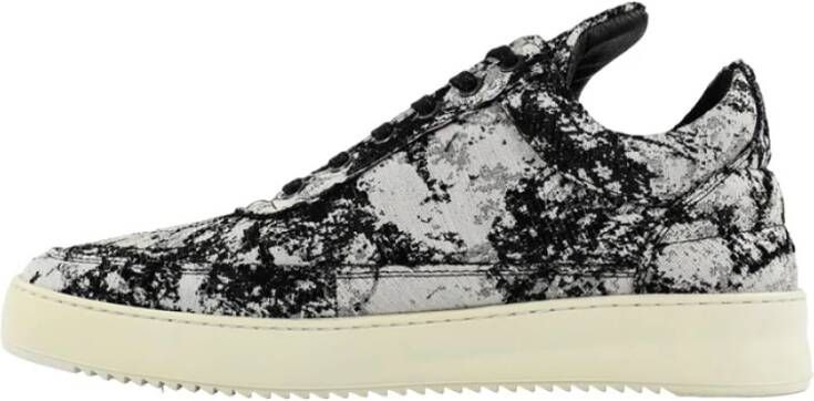 Filling Pieces Lage Top Ripple Zwarte Sneakers Multicolor Heren