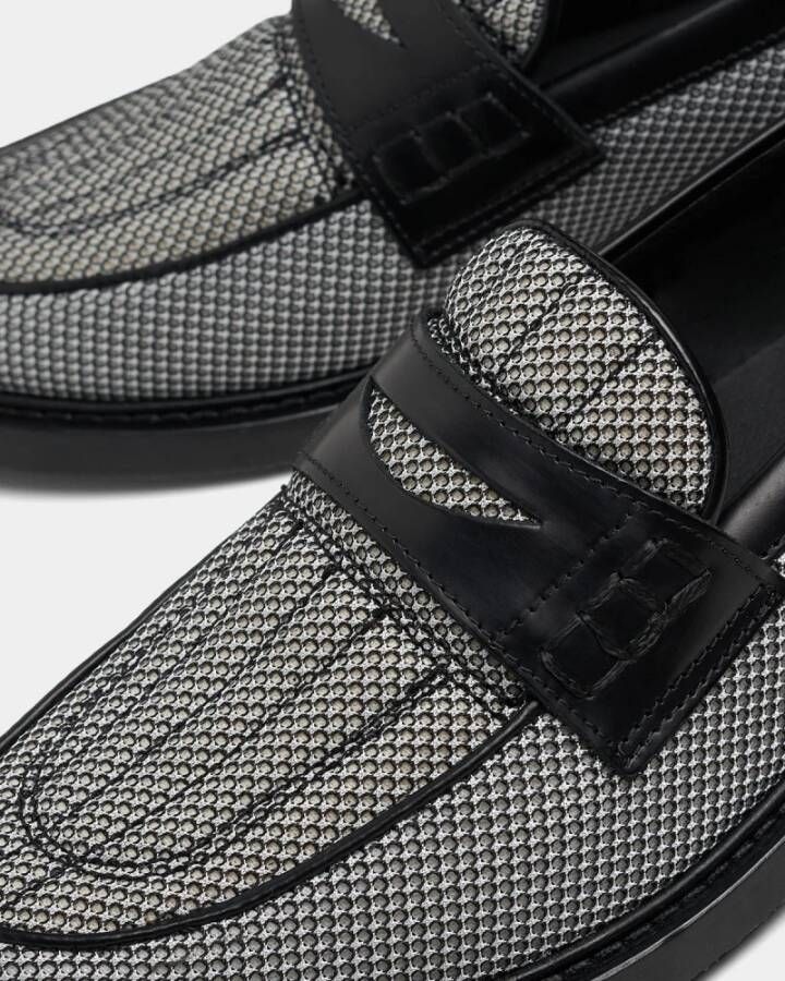 Filling Pieces Loafer Mesh Silver Gray Heren