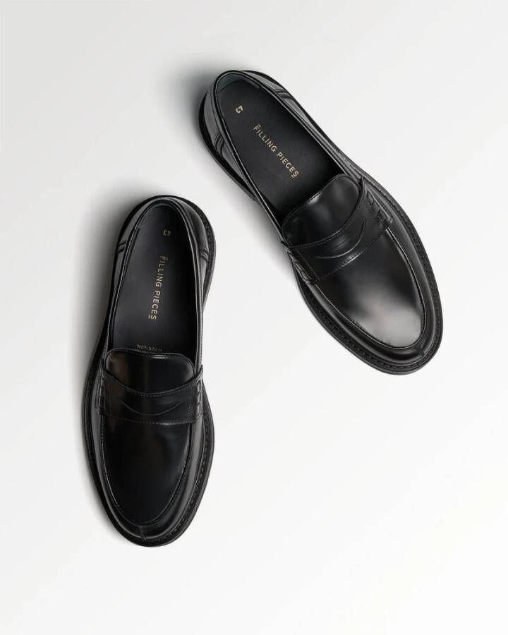 Filling Pieces Loafer Polido Minimum Black Heren