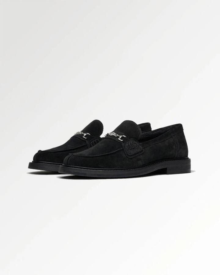 Filling Pieces Loafer Suede Black Unisex