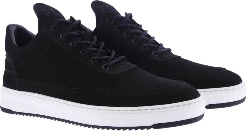 Filling Pieces Low Top Base Zwart Heren