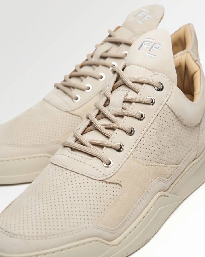 Filling Pieces Low Top Ghost Panel All Beige Heren