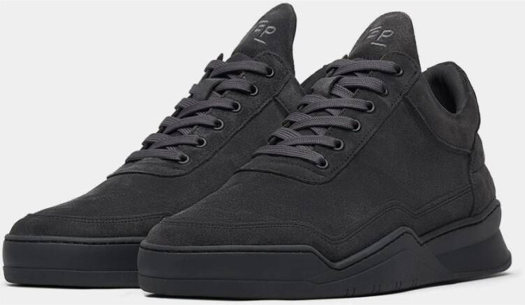 Filling Pieces Low Top Ghost Suede Dark Grey Gray Heren