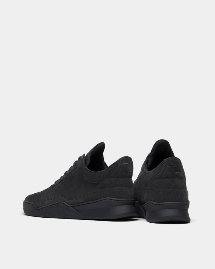 Filling Pieces Low Top Ghost Suede Dark Grey Gray Heren