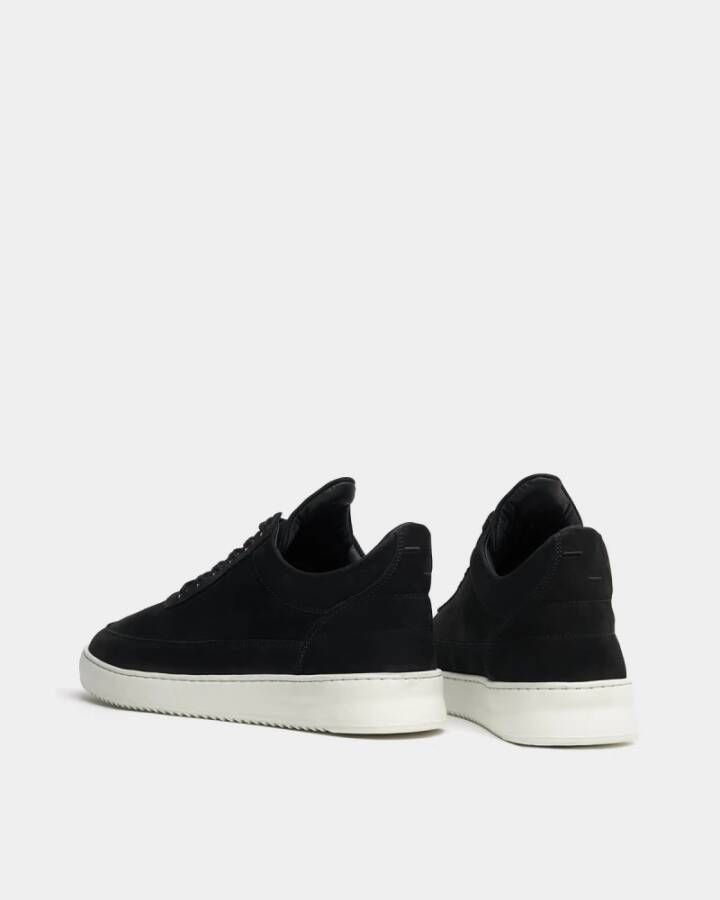 Filling Pieces Low Top Ripple Nubuck Black Eu39-Uk6-Usm7-Usw8.5 Black Heren Black Heren