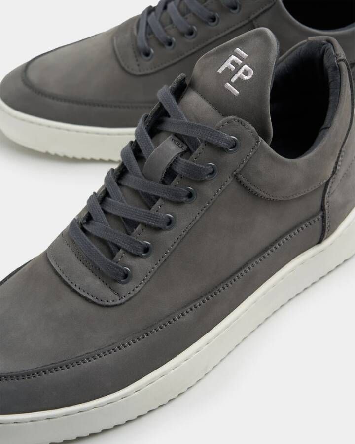 Filling Pieces Low Top Ripple Nubuck Dark Grey Eu39-Uk6-Usm7-Usw8.5 Grey Heren Gray Heren