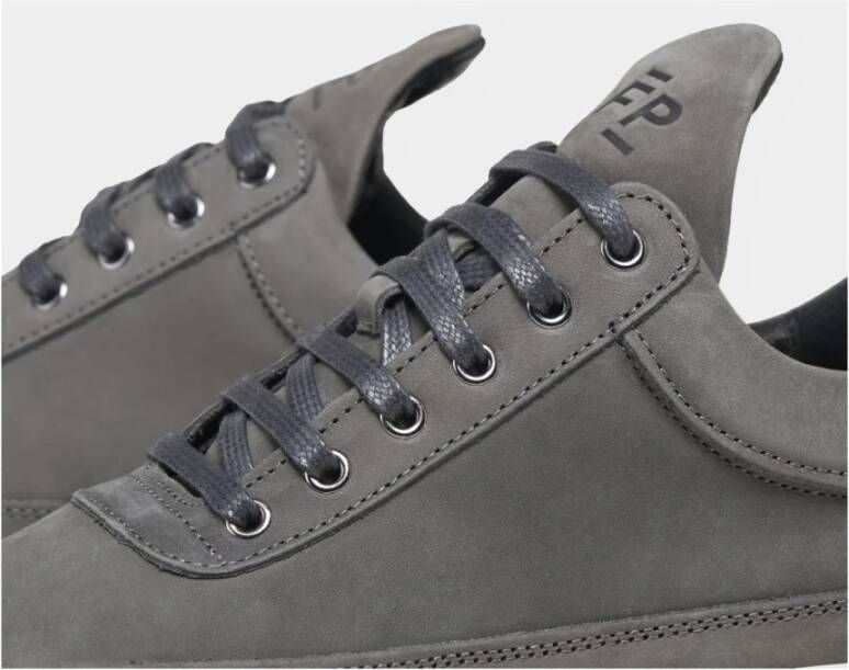 Filling Pieces Low Top Ripple Nubuck Shark Gray Heren