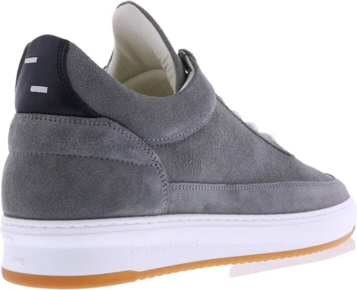 Filling Pieces Low Top Ripple Suede sneakers Grijs Heren