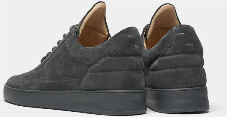 Filling Pieces Low Top Suede All Dark Grey Gray Heren