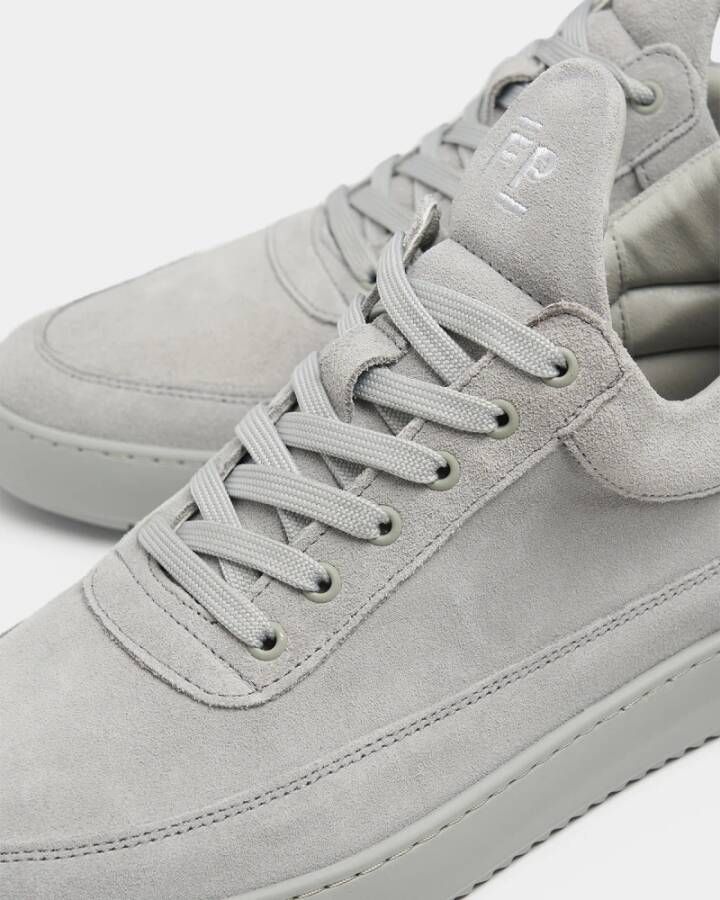 Filling Pieces Low Top Suede All Grey Gray Heren