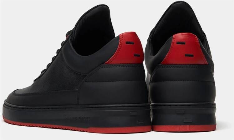 Filling Pieces Low Top Tech Crumbs Red Black Heren