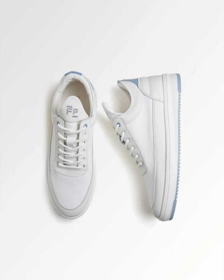 Filling Pieces Low Top Tech Crumbs White Light Blue White Heren