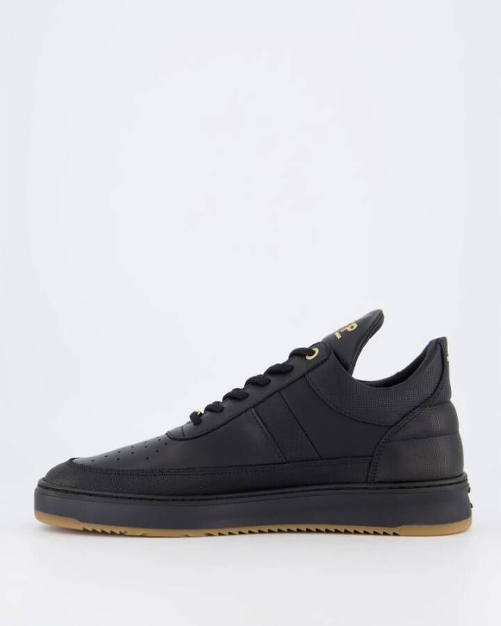 Filling Pieces Lux Game Coal Low Top Sneakers Black Heren