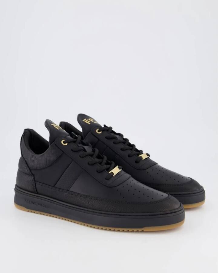 Filling Pieces Lux Game Coal Low Top Sneakers Black Heren