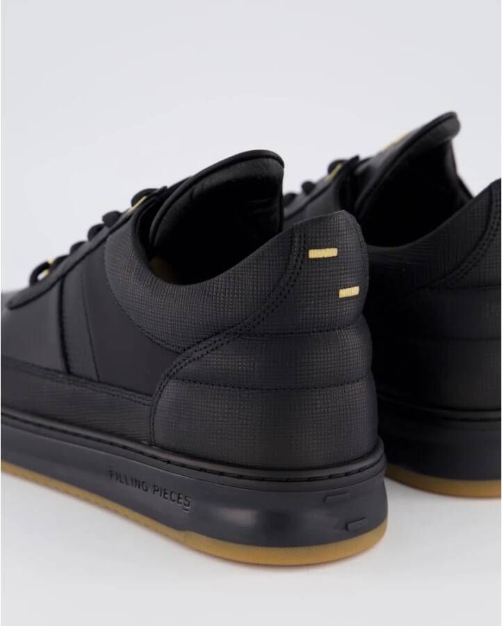 Filling Pieces Lux Game Coal Low Top Sneakers Black Heren