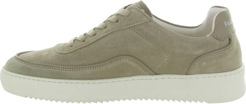 Filling Pieces Luxe Beige Suède Schoenen Beige Heren