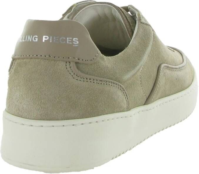 Filling Pieces Luxe Beige Suède Schoenen Beige Heren