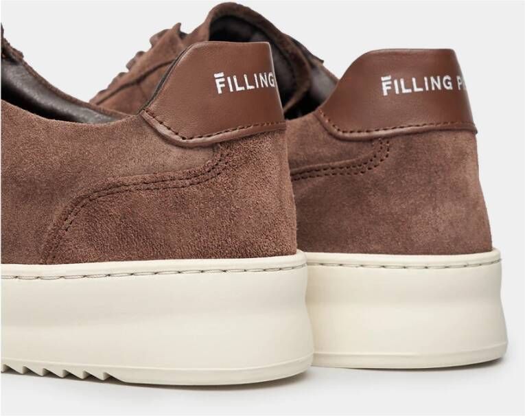 Filling Pieces Mondo Organic Suede Brown Bruin Heren