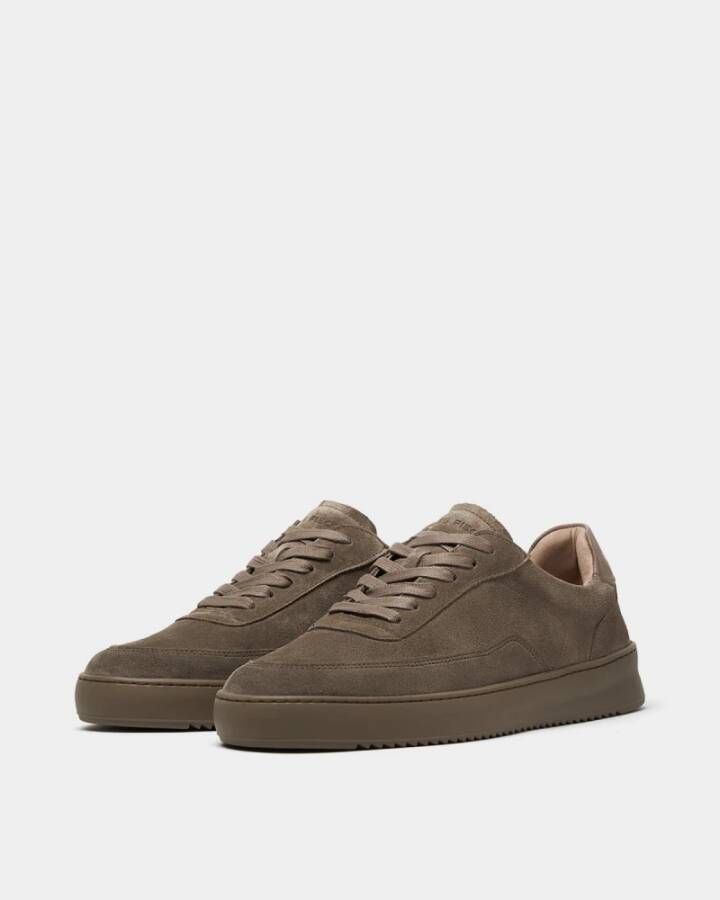 Filling Pieces Mondo Suede All Taupe Brown Heren